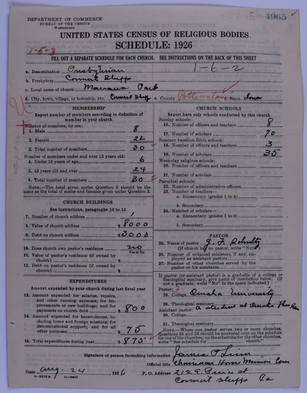 Scan of Presbyterian Church in the United States of America: 4965