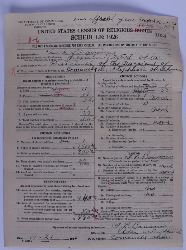 Scan of Church of the Nazarene: 1034