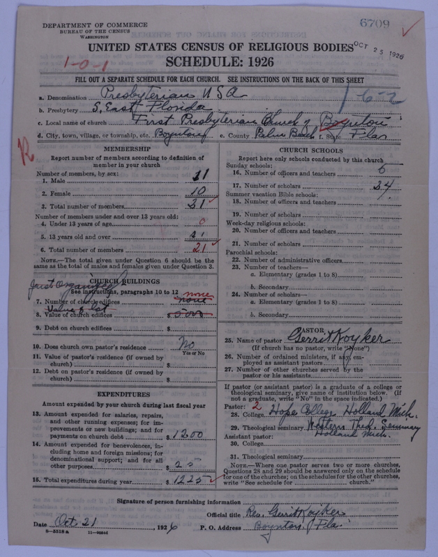 Scan of Presbyterian Church in the United States of America: 6709