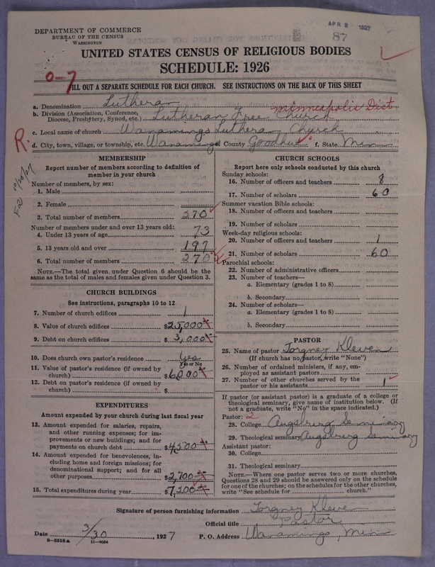 Scan of Lutheran Free Church: 87