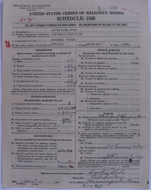 Scan of Salvation Army: 538