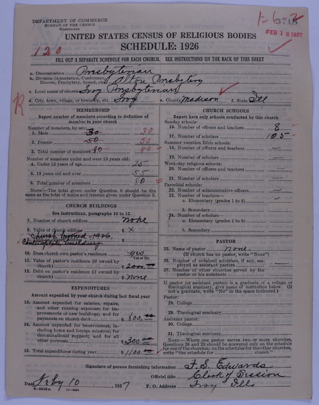 Scan of Presbyterian Church in the United States of America: 3718