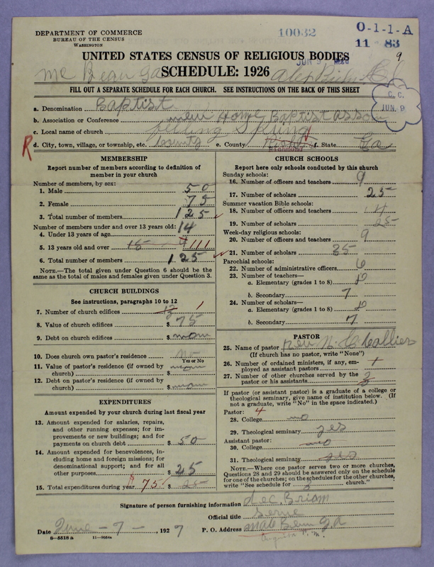 Scan of Negro Baptists: 10032