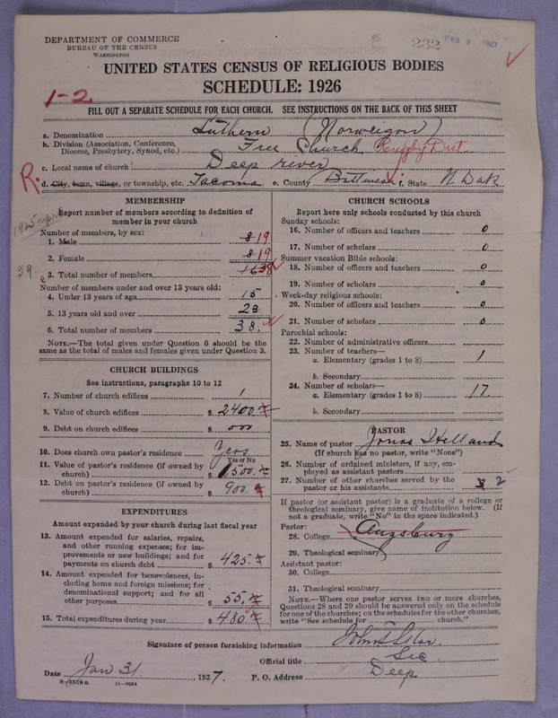 Scan of Lutheran Free Church: 232