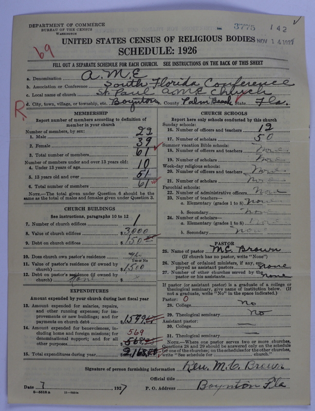 Scan of African Methodist Episcopal Church: 3775