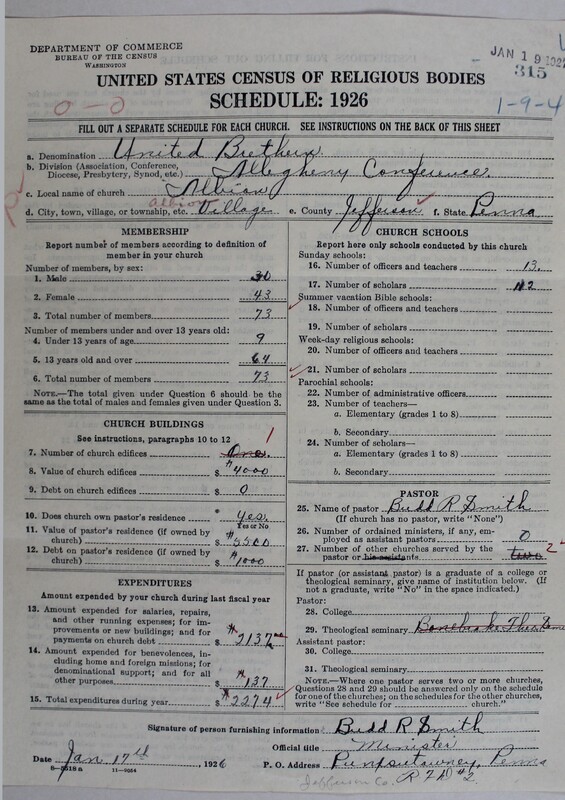 Scan of Church of the United Brethren in Christ: 315