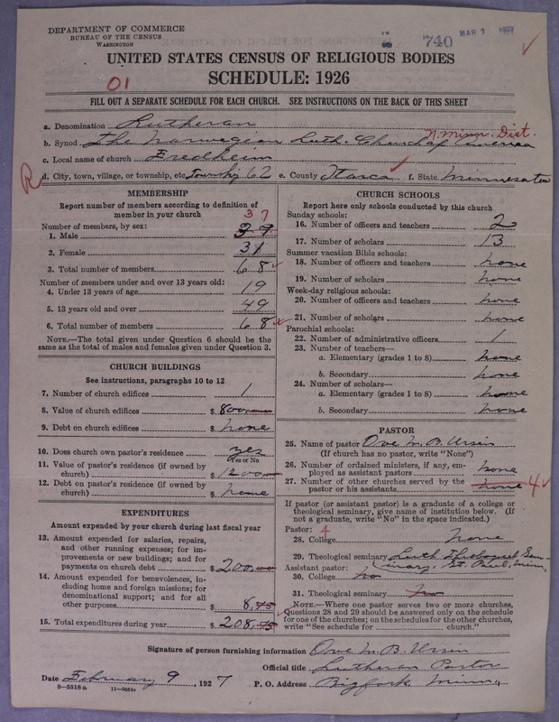 Scan of Norwegian Lutheran Church of America: 740