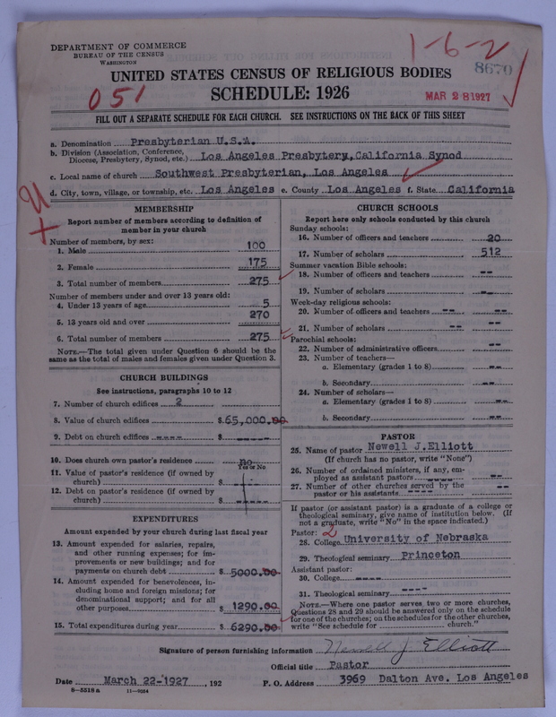 Scan of Presbyterian Church in the United States of America: 8670
