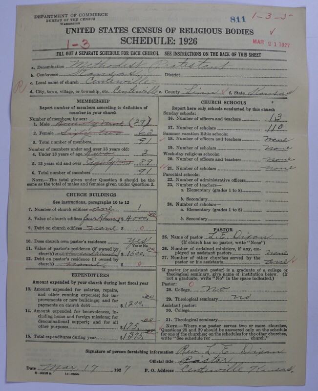 Scan of Methodist Protestant Church: 811