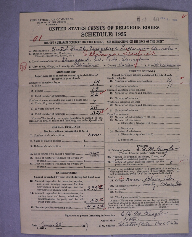 Scan of United Danish Evangelical Lutheran Church in America: 48