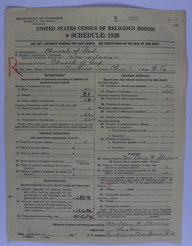 Scan of Church of God (Headquarters, Anderson, Ind.): 525