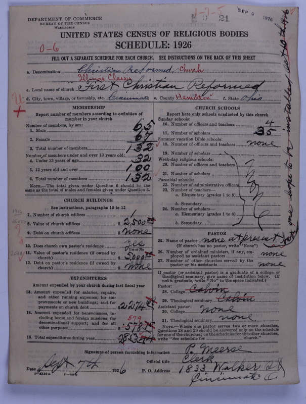 Scan of Christian Reformed Church: 21