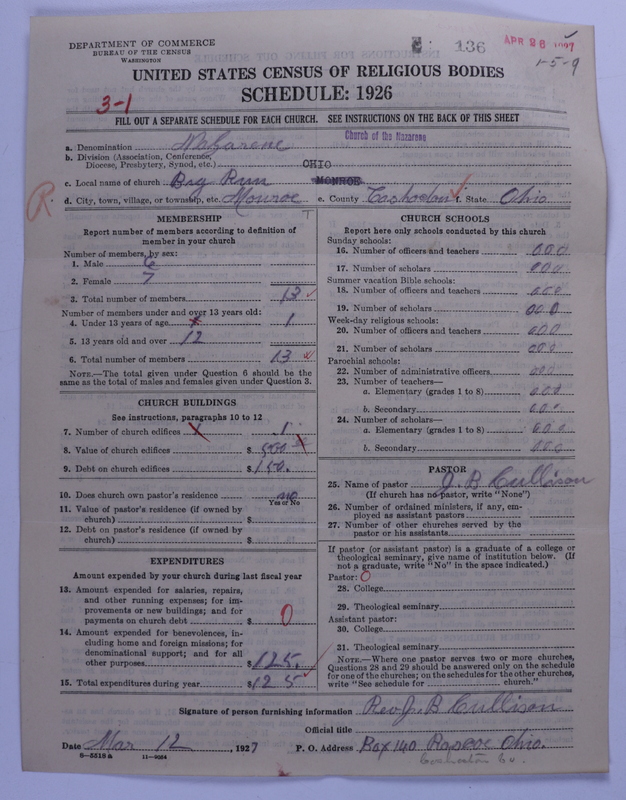 Scan of Church of the Nazarene: 136