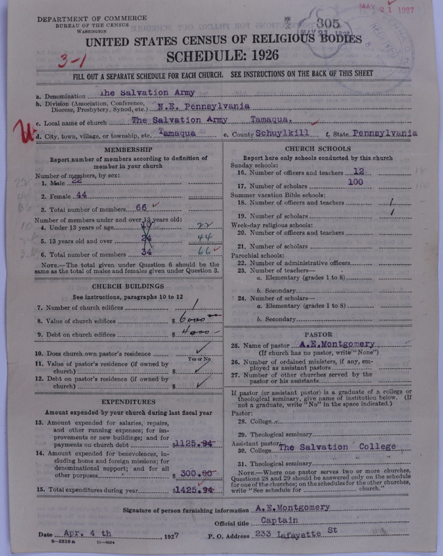 Scan of Salvation Army: 305