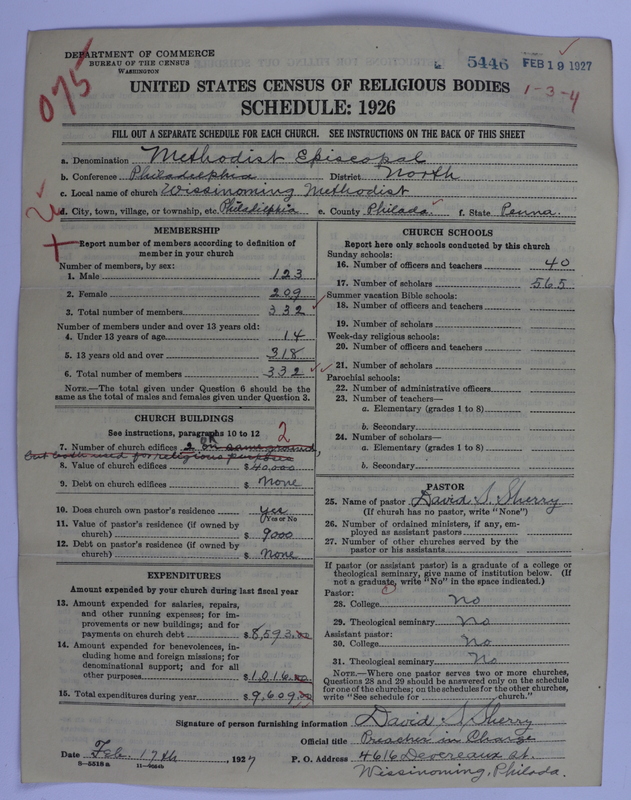 Scan of Methodist Episcopal Church: 5446