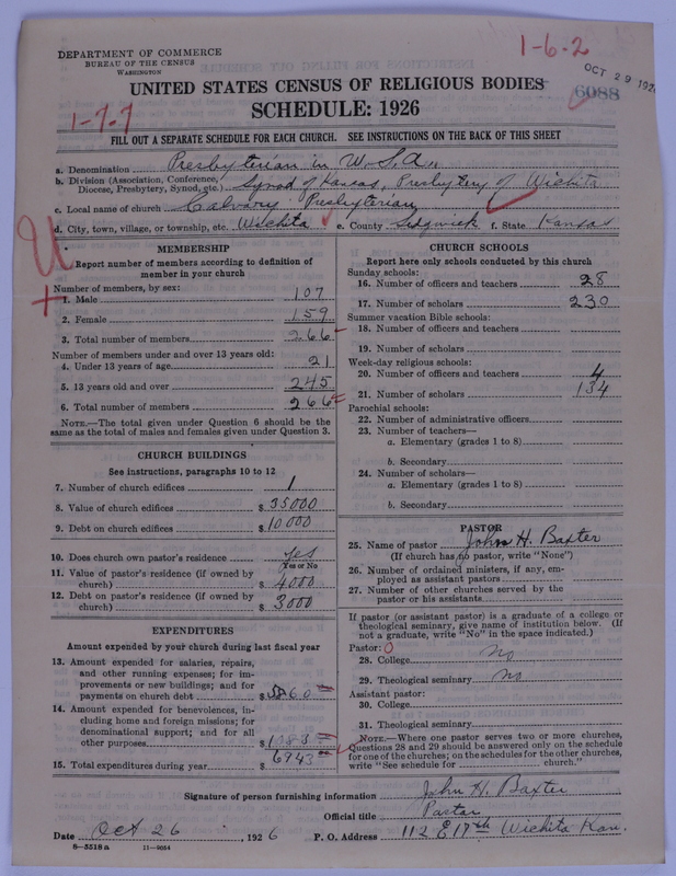 Scan of Presbyterian Church in the United States of America: 6088