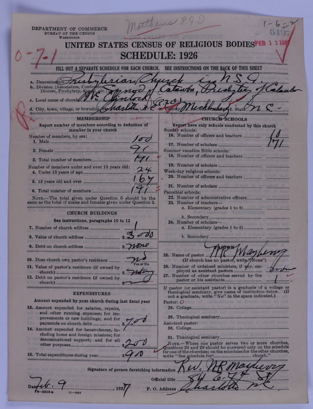 Scan of Presbyterian Church in the United States of America: 6497