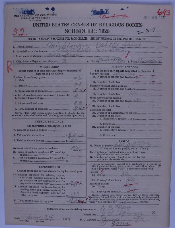 Scan of Landmark Baptist of America: 693