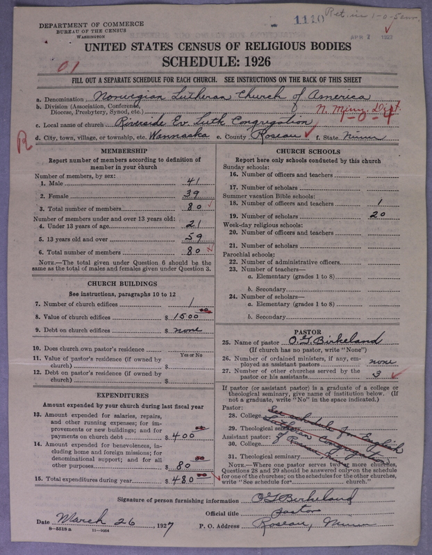 Scan of Norwegian Lutheran Church of America: 1110