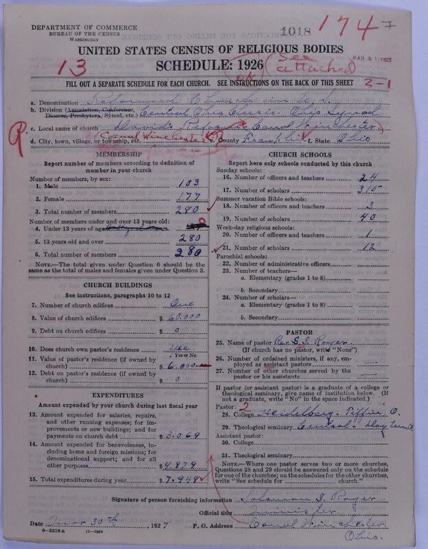 Scan of Reformed Church in the United States: 1018