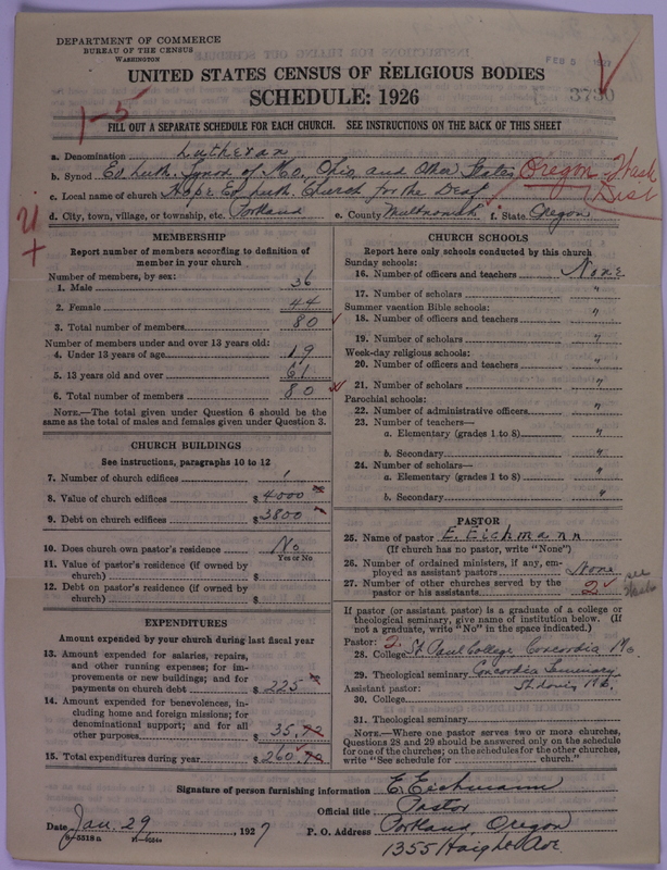 Scan of Evangelical Lutheran Synodical Conference of America: Evangelical Lutheran Synod of Missouri, Ohio, and Other States: 3730