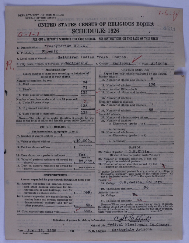Scan of Presbyterian Church in the United States of America: 8211