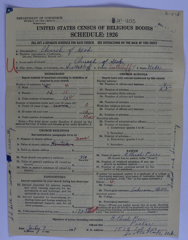 Scan of Church of God (Headquarters, Anderson, Ind.): 405