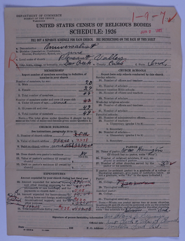 Scan of Universalist Church: 342