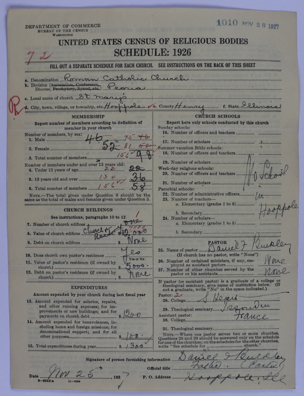 Scan of Roman Catholic Church: 1010