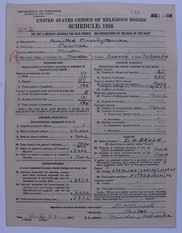 Scan of United Presbyterian Church of North America: 740