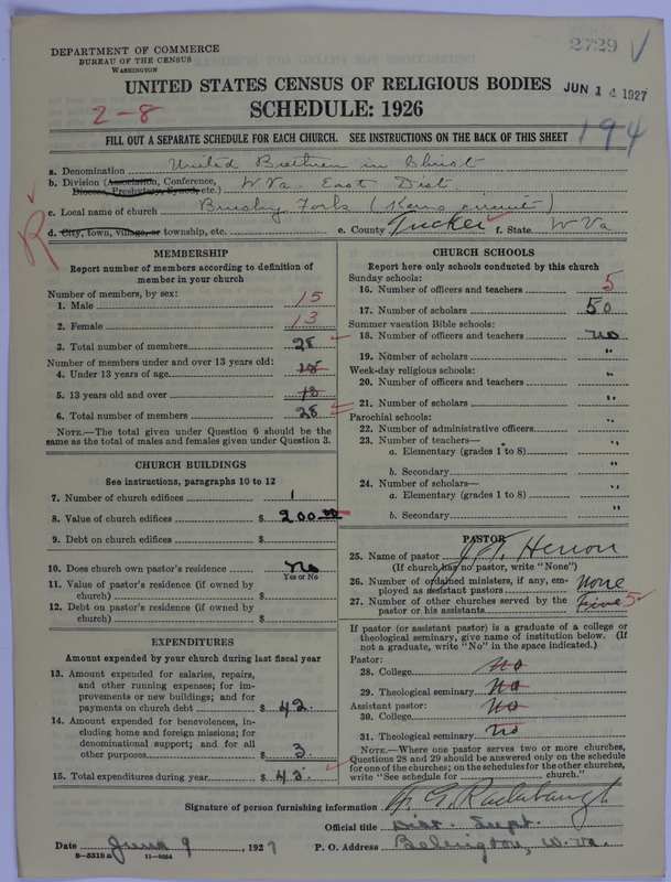 Scan of Church of the United Brethren in Christ: 2729