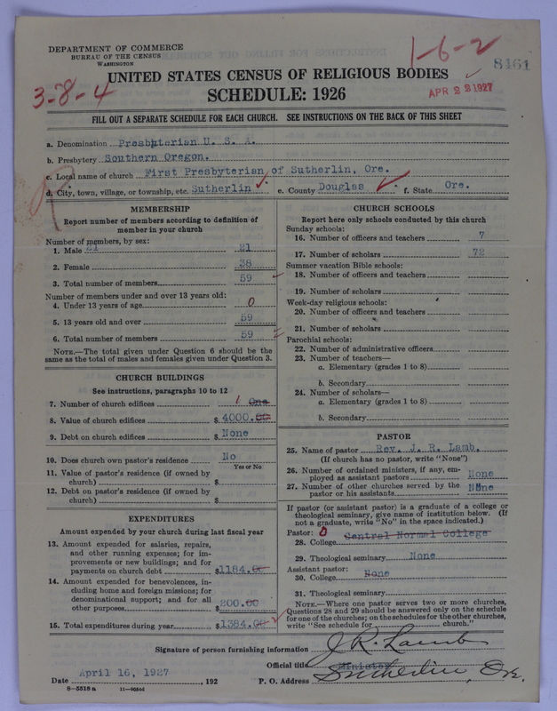 Scan of Presbyterian Church in the United States of America: 8461