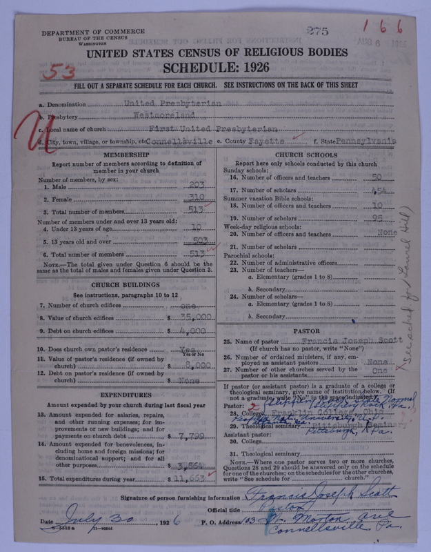 Scan of United Presbyterian Church of North America: 275