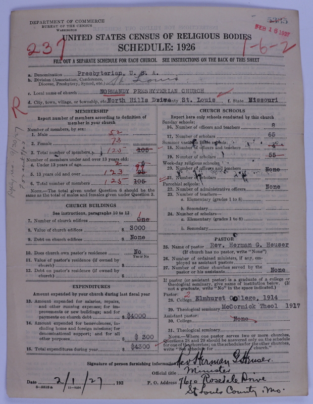 Scan of Presbyterian Church in the United States of America: 5335