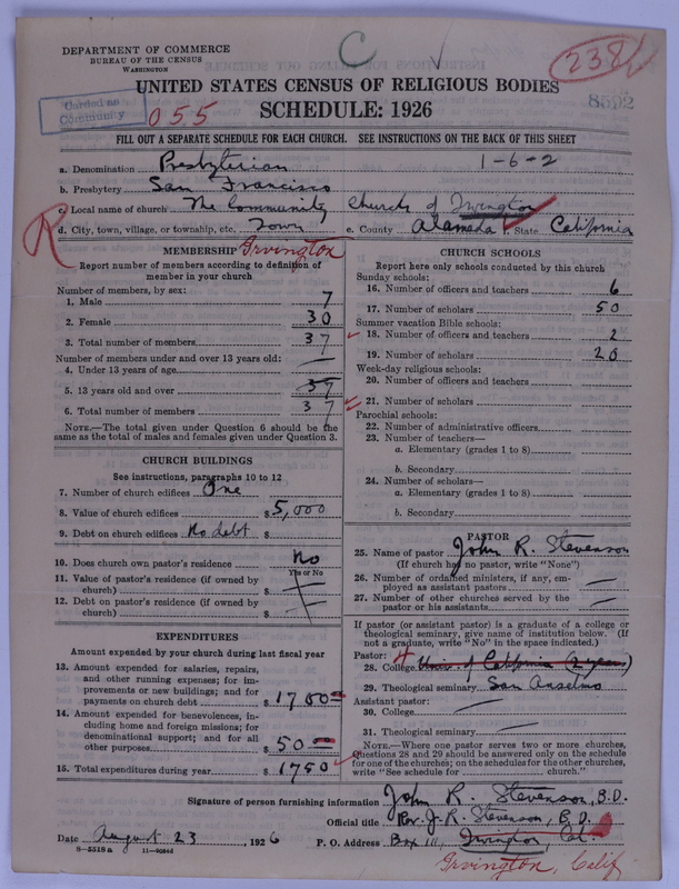 Scan of Presbyterian Church in the United States of America: 8592