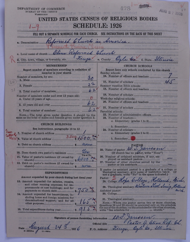 Scan of Reformed Church in America: 478