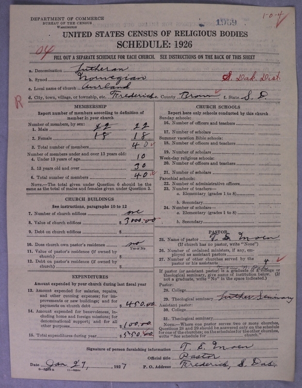 Scan of Norwegian Lutheran Church of America: 1969