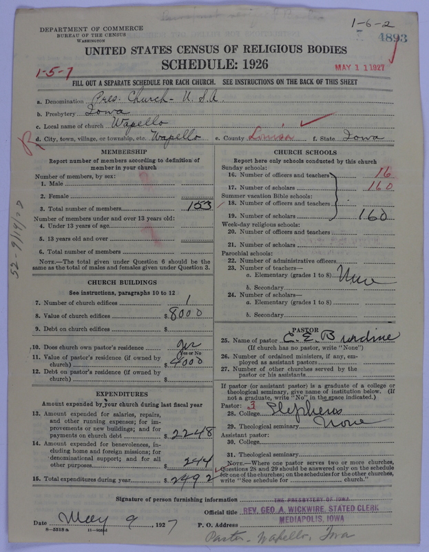 Scan of Presbyterian Church in the United States of America: 4893