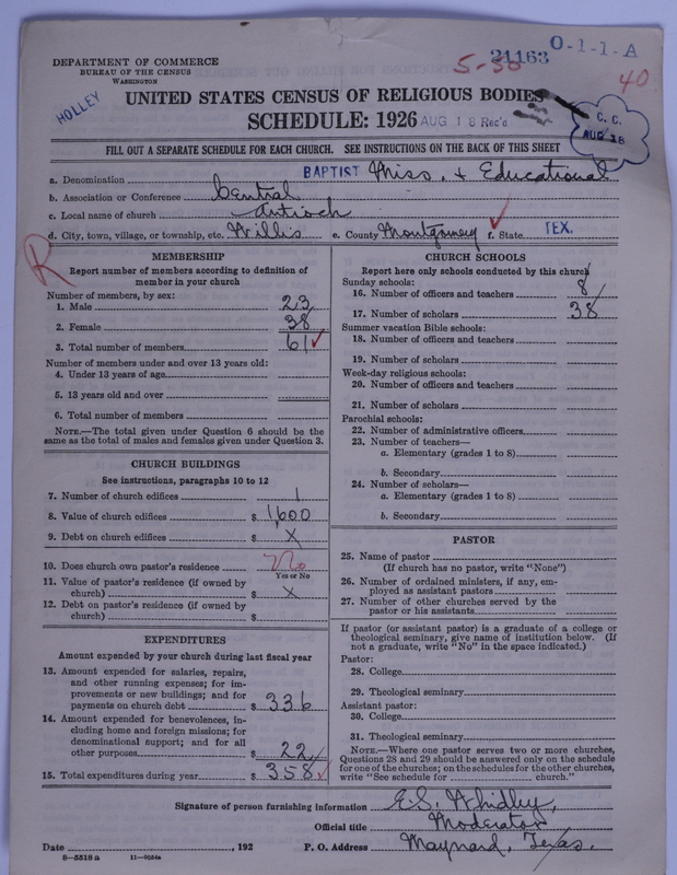 Scan of Negro Baptists: 21163