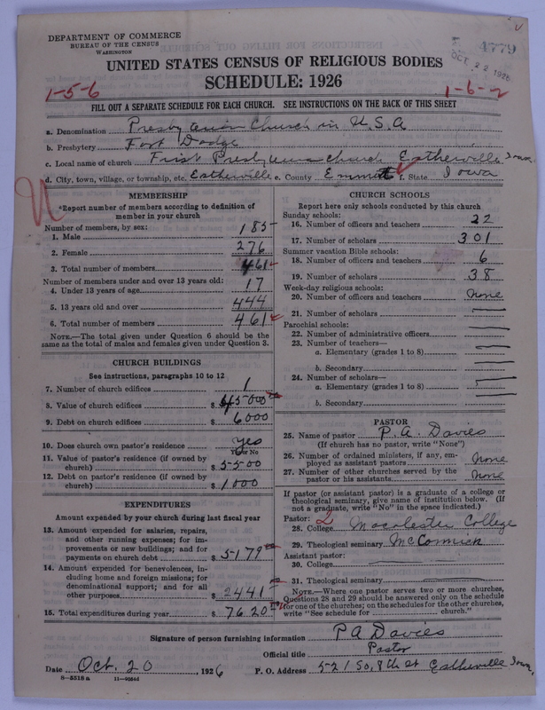 Scan of Presbyterian Church in the United States of America: 4779