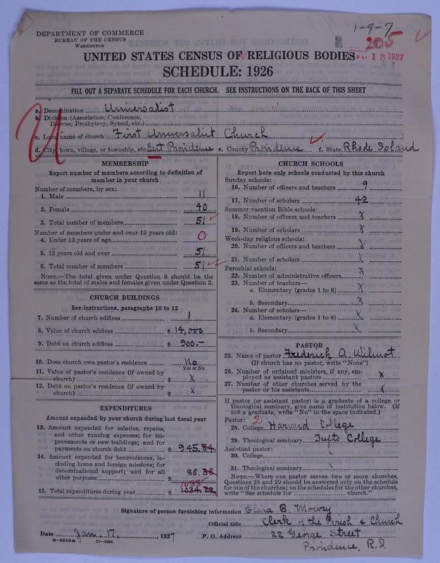 Scan of Universalist Church: 205