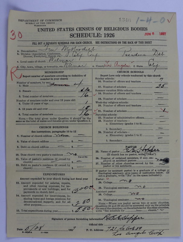 Scan of Free Methodist Church of North America: 1346