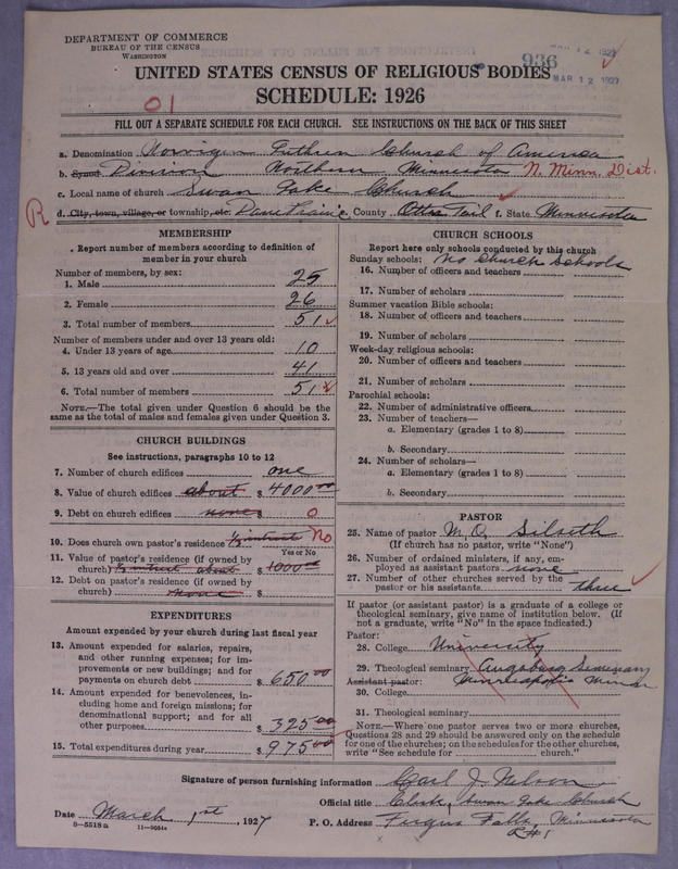 Scan of Norwegian Lutheran Church of America: 936