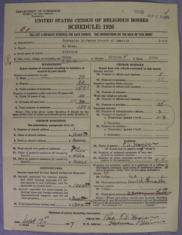 Scan of Norwegian Lutheran Church of America: 765