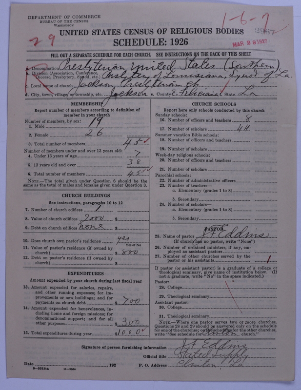 Scan of Presbyterian Church in the United States: 2967