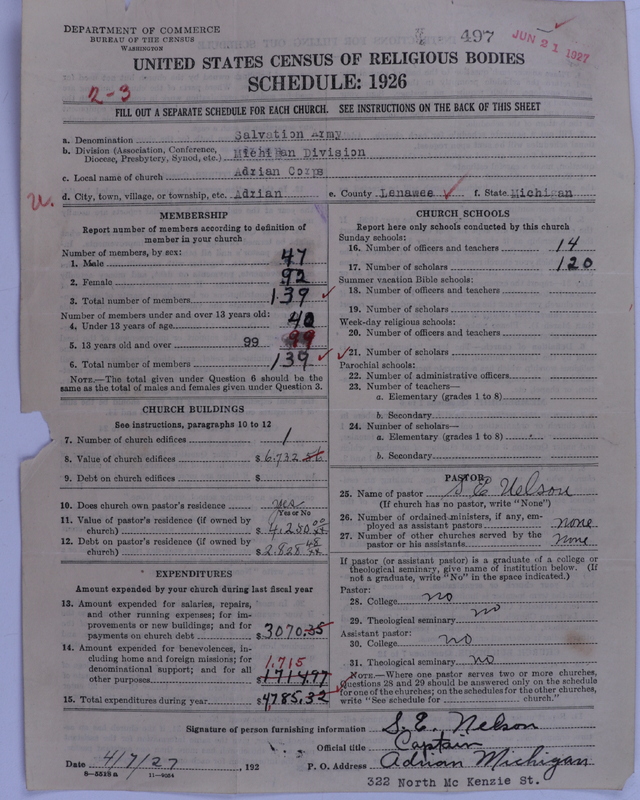 Scan of Salvation Army: 497