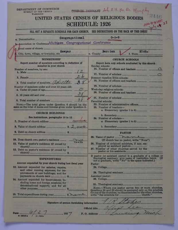Scan of Congregational Churches: 2446