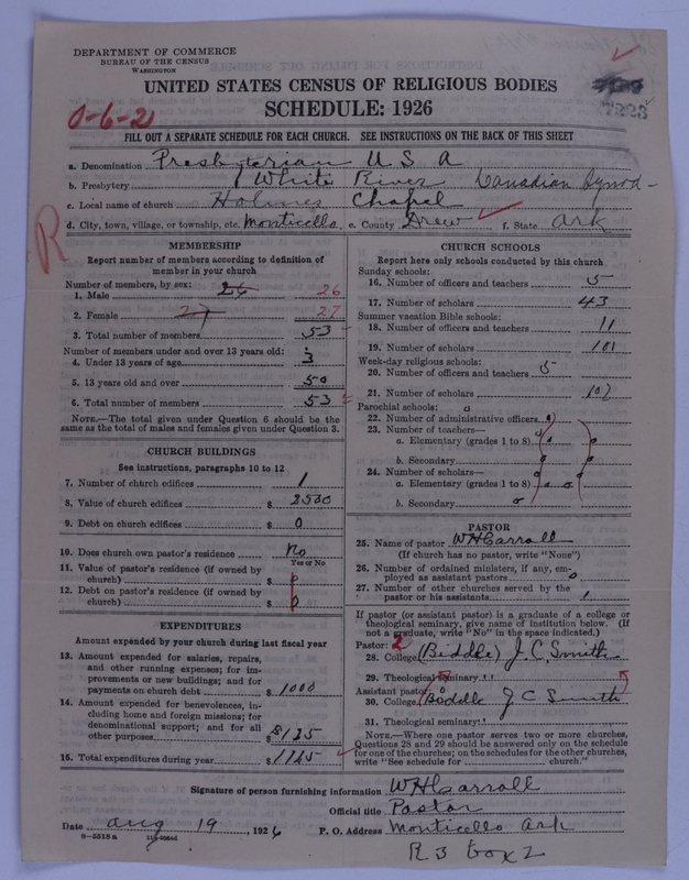 Scan of Presbyterian Church in the United States of America: 7223