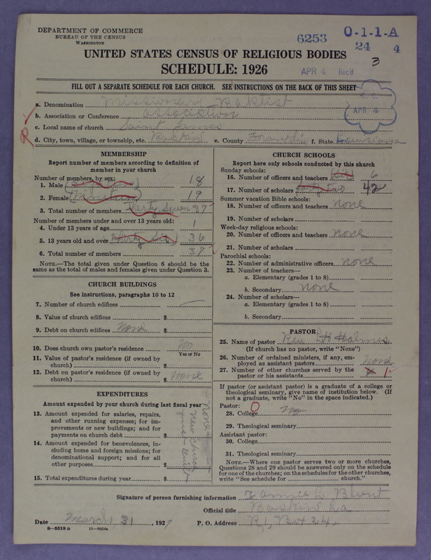 Scan of Negro Baptists: 6253