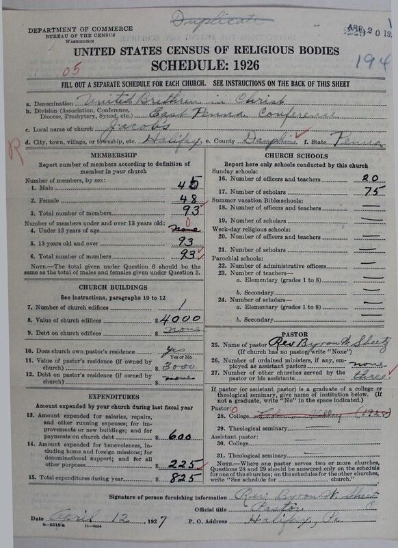 Scan of Church of the United Brethren in Christ: 229